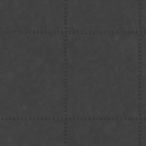 Superfresco Easy - Non-woven tapet - Læderblokke - Sort - 10mx53cm
