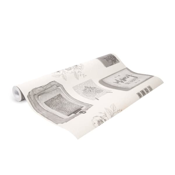 Superfresco Easy - Non-woven tapet - Lovely Day - Grå - 10mx53cm