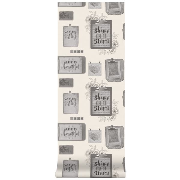 Superfresco Easy - Non-woven tapet - Lovely Day - Grå - 10mx53cm