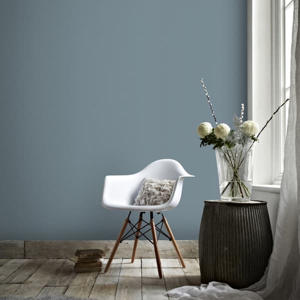 Superfresco Easy - Non-woven tapet - Steel Uni - Blå/Grå - 10mx52cm