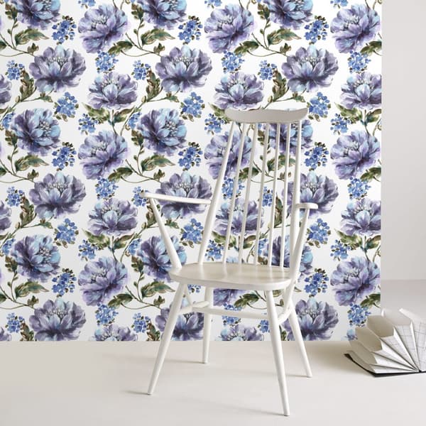 Superfresco Easy - Non-woven tapet - Stefanie - Blå - 10mx53cm