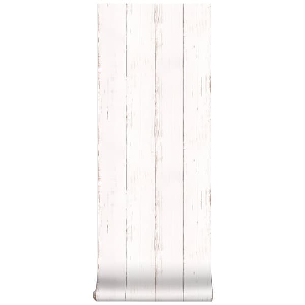Superfresco Easy - Non-woven tapet - Trä - Vit - 10mx52cm