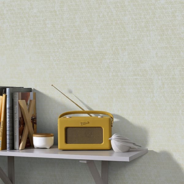 Superfresco Easy - Non-woven tapet - Triangle Luxury - Blå/Guld - 10mx52cm