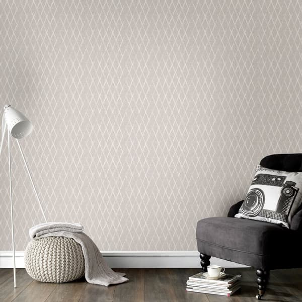 Superfresco Easy - Non-woven tapet - Wieber Linen - Sand - 10mx52cm