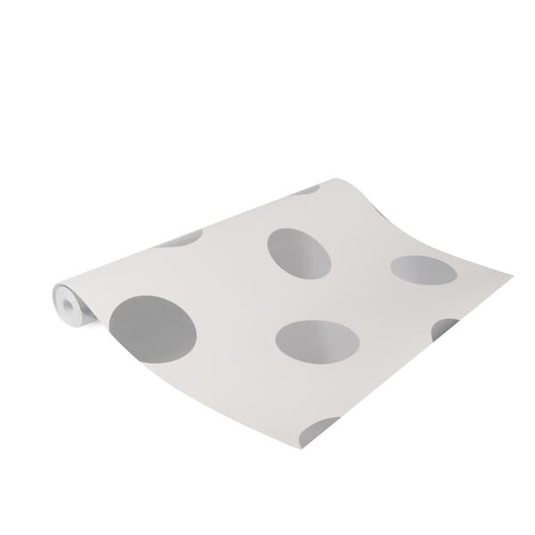 Superfresco Easy - Non-woven tapet - Dotty Dots - Silver - 10mx53cm