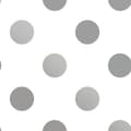 Miniatyrbild 5 av 6: Superfresco Easy - Non-woven tapet - Dotty Dots - Silver - 10mx53cm