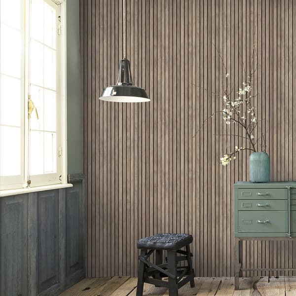 vtwonen - Non-woven tapet - Trævæg - 10mx53cm