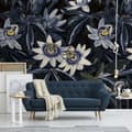 Miniatyrbillede 2 af 6: Art for the Home - Fototapet - Blomst Sea Passionflower - 200x280cm