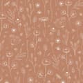 Miniatyrbillede 1 af 6: Little Dutch - Non-woven tapet - Wild Flowers Rust - Orange - 10mx53cm