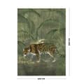 Miniatyrbillede 4 af 6: Art for the Home - Fototapet - Leopard - 280x200cm