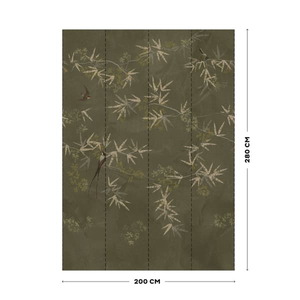 Art for the Home - Fototapet - Paradisfugle - 280x200 cm