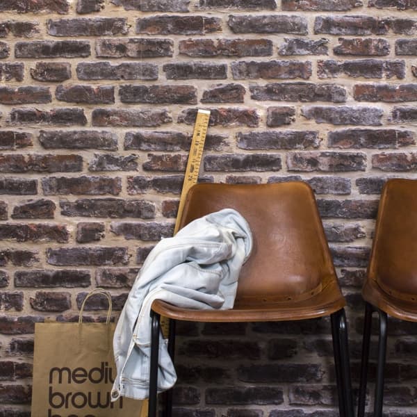 Superfresco Easy - Non-woven tapet - Bricks - Röd - 10mx52cm