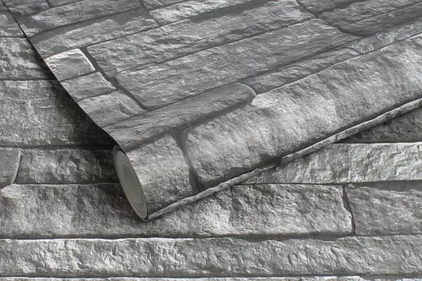 WOW - Non-woven tapet - Ledgstone - Grå - 10mx52cm