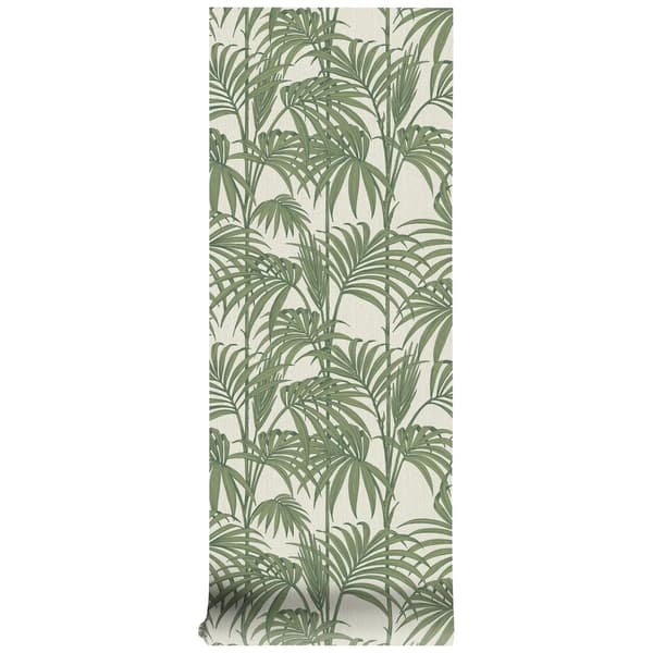 Julien MacDonald - Non-woven tapet - Honolulu - Palmegrøn - 10mx52cm