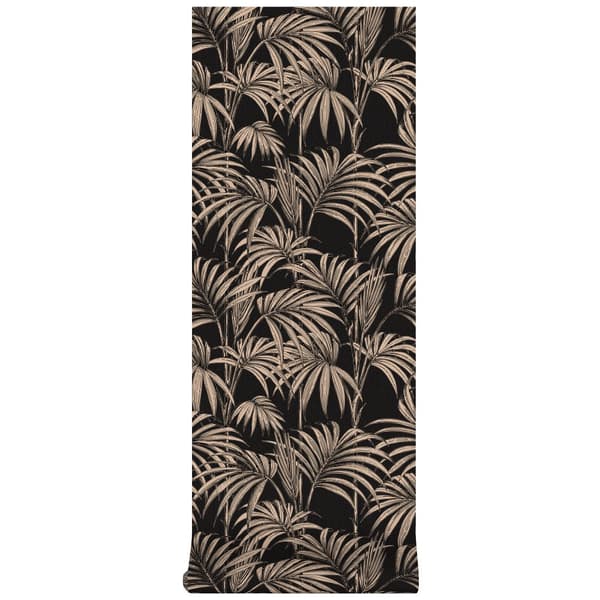Julien MacDonald - Non-woven tapet - Honolulu - Svart/Guld - 10mx52cm