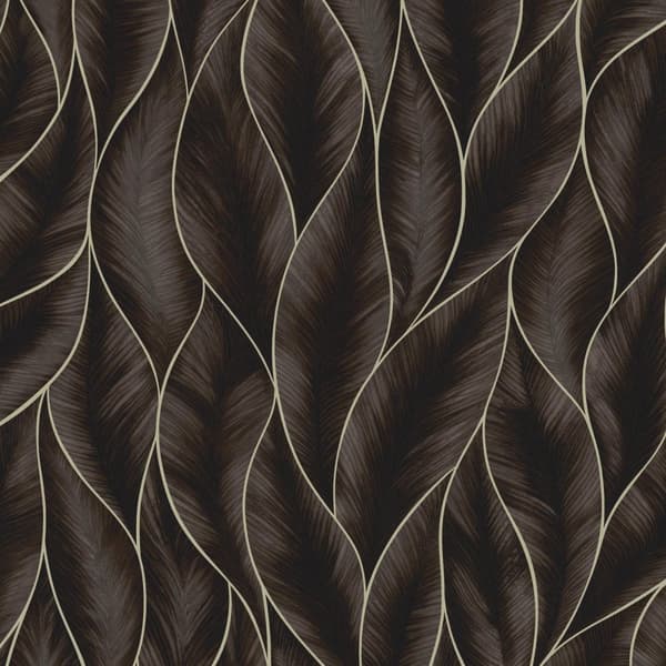 WOW - Non-woven tapet - Subtile blade - Bronze - 10mx52cm