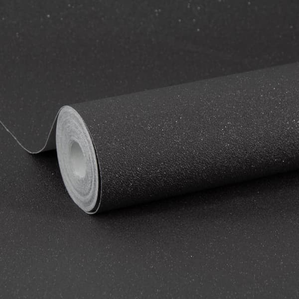 WOW - Non-woven tapet - Basic Glitter - Svart - 10mx52cm