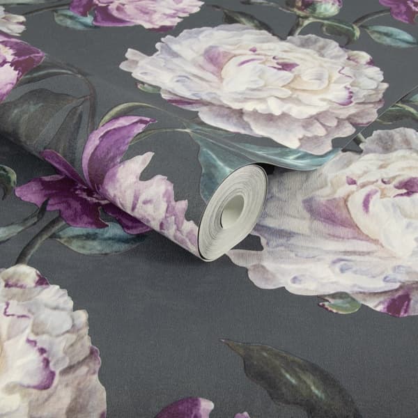 WOW - Non-woven tapet - Pion - Flerfärgad - 10mx52cm