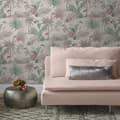 Miniatyrbild 2 av 4: WOW - Non-woven tapet - Paradise - Grå/Rosa - 10mx52cm