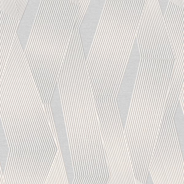 WOW - Non-woven tapet - Elegant Lines - Ljusgrå - 10mx52cm