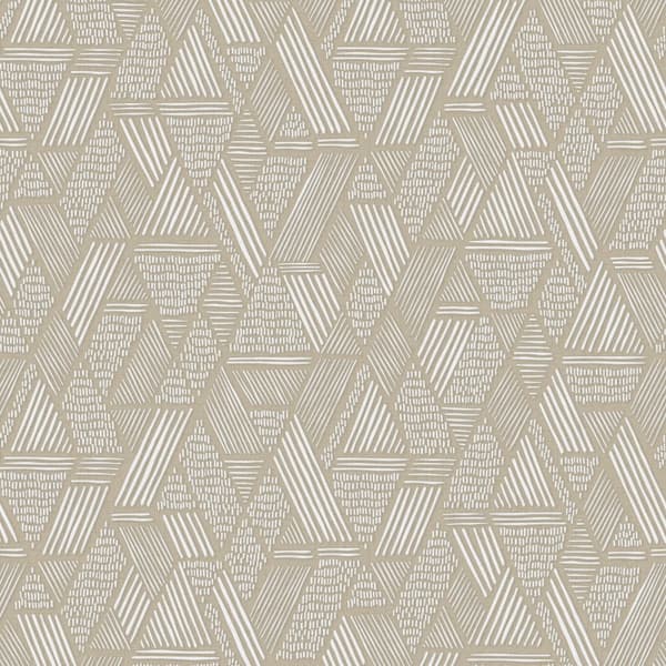 WOW - Non-woven tapet - Etnisk søm - Naturlig - 10mx52cm