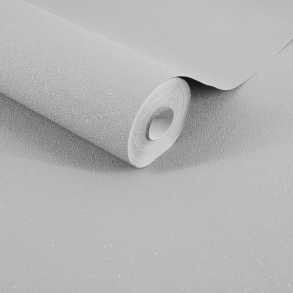 WOW - Non-woven tapet - Basic Glitter - Grå - 10mx52cm