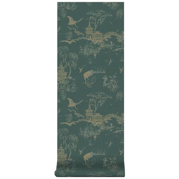 Superfresco Easy - Non-woven tapet - Gaia - Grön/Blå - 10mx52cm
