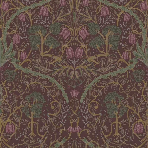 Superfresco Easy - Non-woven tapet - Lauri - Bordeaux - 10mx52cm