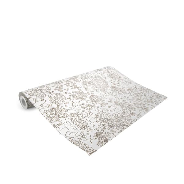 Superfresco Easy - Non-woven tapet - Puck - Hvid/Ochre - 10mx53cm