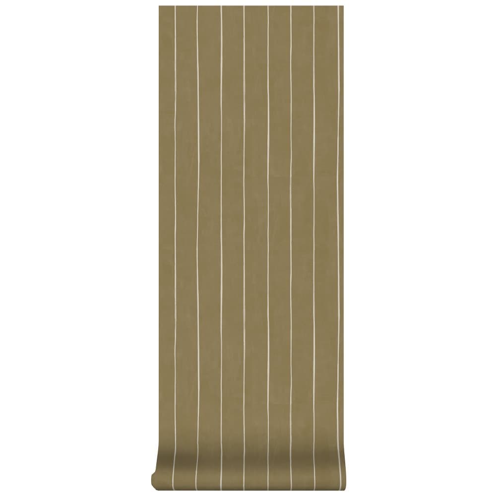 Superfresco Easy - Non-woven Tapet - Ränder - Okra - 10mx53cm