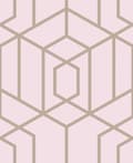 Miniatyrbillede 1 af 2: Julien MacDonald - Non-woven tapet - Disco Vogue - Pink - 10mx52cm