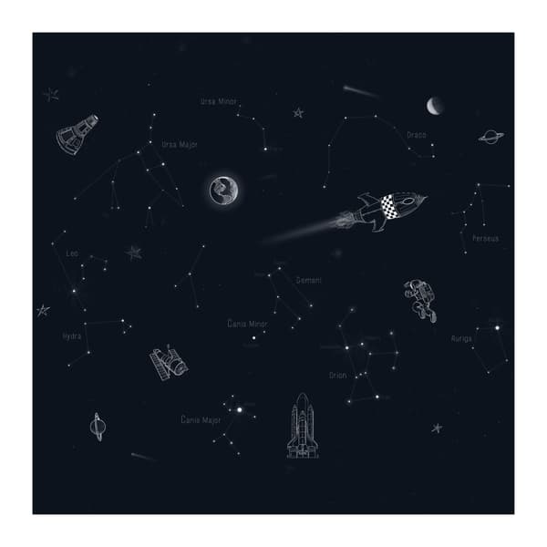 vtwonen - Fototapet - Space - 300x300cm