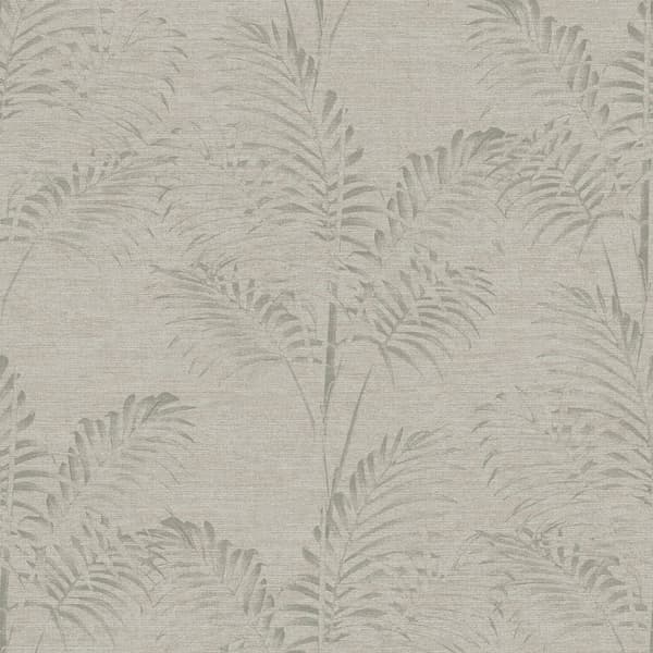 Superfresco Easy - Non-woven Tapet - Palmblad Ljusgrön - 10m x 52cm