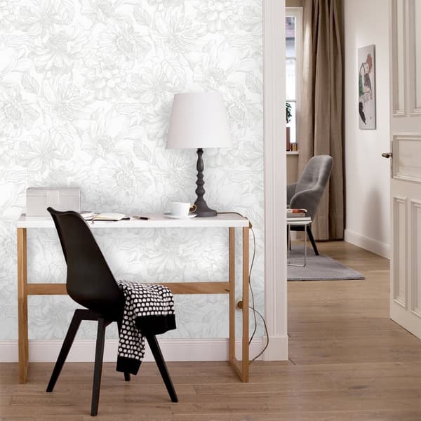Superfresco Easy - Non-woven Tapet - Dalia Grå - 10m x 52cm