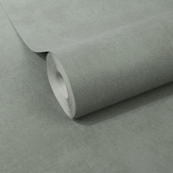 WOW - Non-woven tapet - Betong - Grön - 10mx52cm