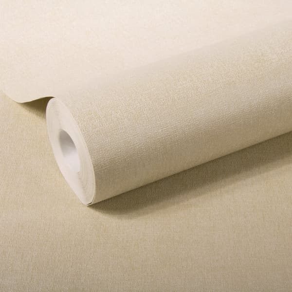 WOW - Non-woven Tapet - Linne - Beige - 10mx52cm