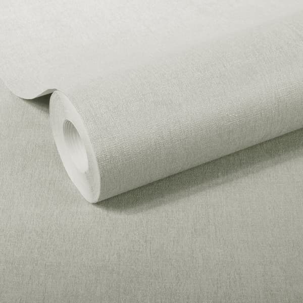 WOW - Non-woven Tapet - Linneglans - Grön Grå - 10mx52cm