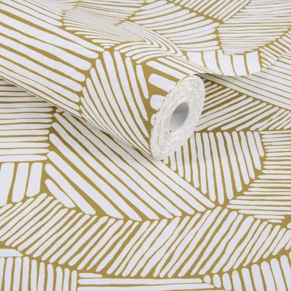 Superfresco Easy - Non-woven tapet - Ninon Ockra - 10m x 52cm