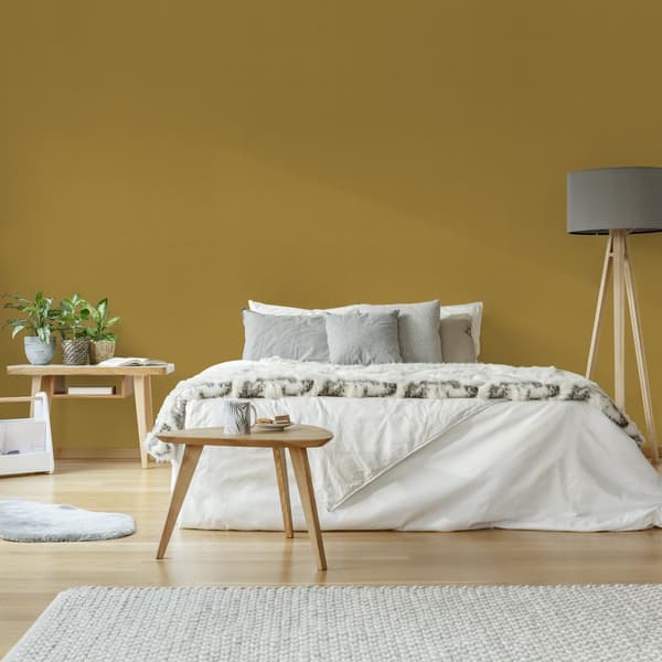 Superfresco Easy - Non-woven Tapet - Velvet Uni - Oker - 10mx52cm