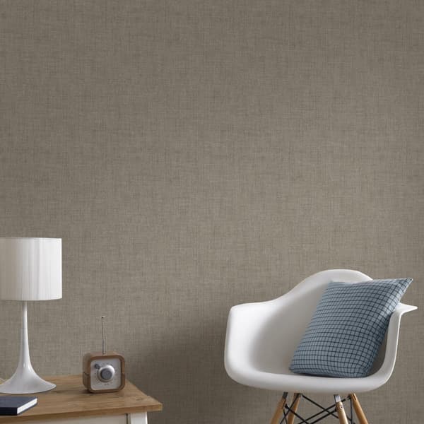 Superfresco Easy - Non-woven tapet - Paradise Plain - Taupe - 10mx52 cm