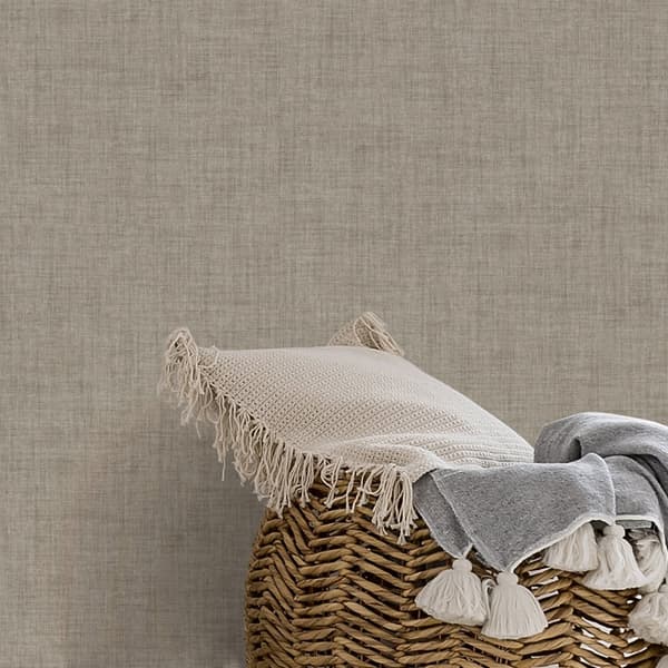 Superfresco Easy - Non-woven tapet - Paradise Plain - Taupe - 10mx52 cm