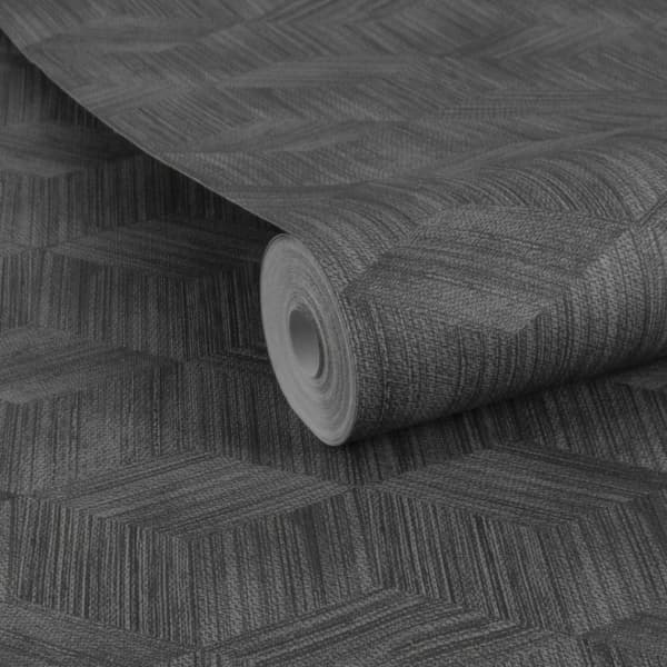 Superfresco Easy - Non-woven tapet - Rotting - Mörkgrå - 10mx52 cm