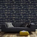 Miniatyrbild 3 av 4: Superfresco Easy - Non-woven tapet - Safari - Mörkblå - 10mx52 cm