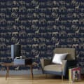 Miniatyrbild 2 av 4: Superfresco Easy - Non-woven tapet - Safari - Mörkblå - 10mx52 cm