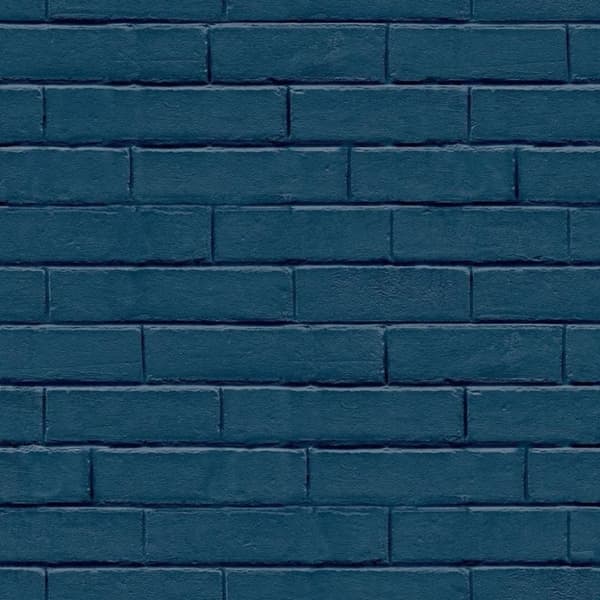 Noordwand tapet Good Vibes Brick Wall blå