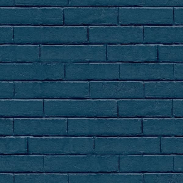 Noordwand tapet Good Vibes Brick Wall blå