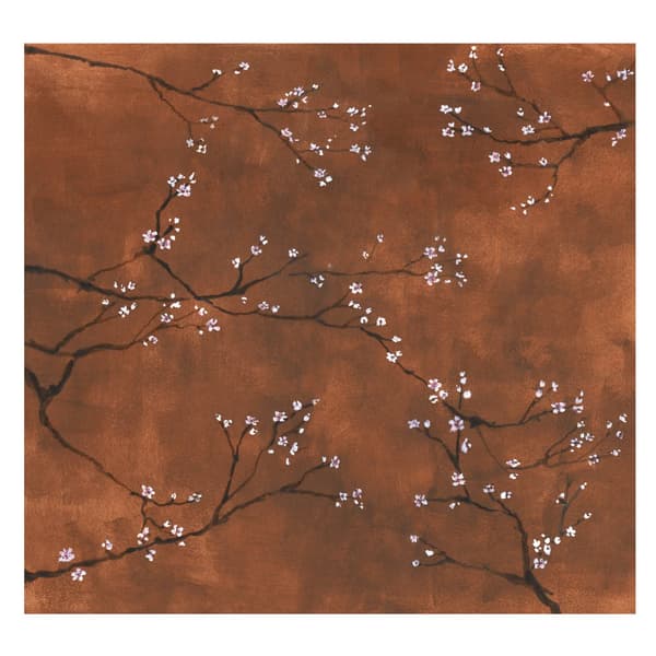 Art for the Home - Fototapet - Kinesisk blomma - Koppar - 280x300 cm