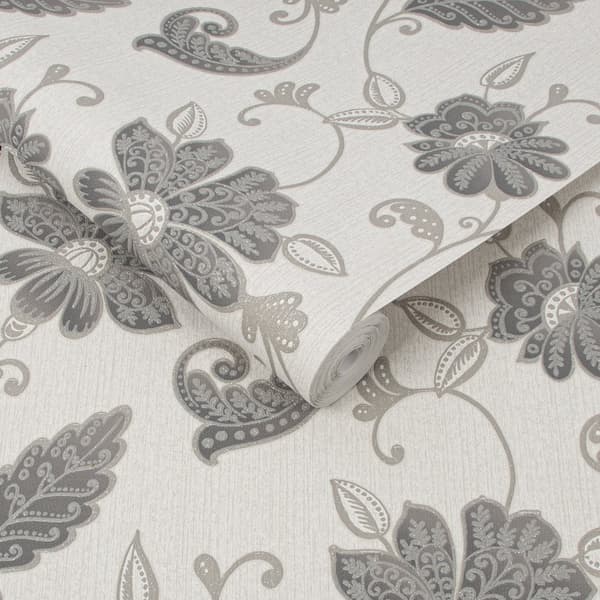 Boutique - Non-woven tapet - Juliet Smokey Quartz - 10mx52 cm
