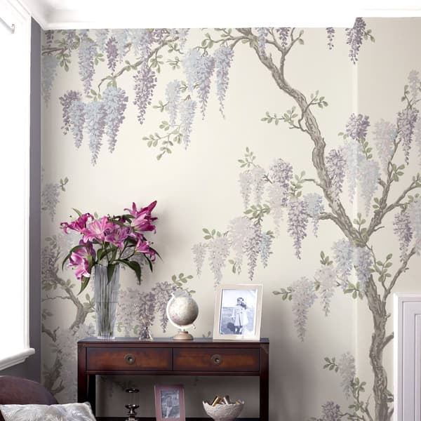 Laura Ashley - Fototapet - Wisteria Garden - 3mx2,8m