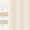 Miniatyrbild 5 av 6: Laura Ashley - Non-woven Tapet - Lille Pearlescent Stripe Linen - 10mx52cm